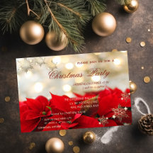 Poinsettia de Natal, Festa de Natal Corporativa