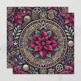 Convites Poinsettia Mandala, Witchy Scrapbook