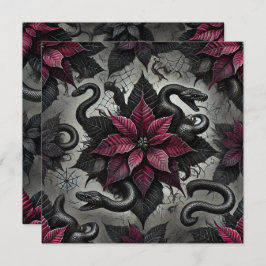 Convites Poinsettia Venômica Imprimível Blooms Scrapbook