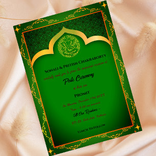 Convites Poite Janeu Upanayanam Hindu Sagrado Thread Peacoc