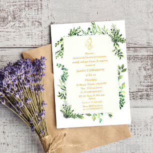 Convites Poite Janeu Upanayanam Hindu Thread Azul