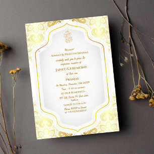 Convites Poite Janeu Upanayanam Hindu Thread Azul