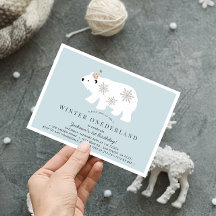 Polar Bear Winter Onederland primeiro aniversario 