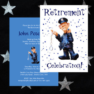 Convites Polícia, Oficial, Sherriff, Engraçado, Festa de 