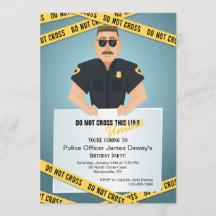 Convites Policial Não Convoca Fita Cruzada