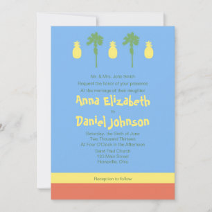 Convites Polinésia Retro