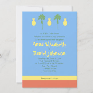 Convites Polinésia Retro