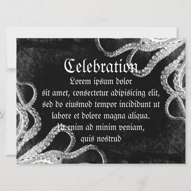 Convites Polvo Vintage Escuro (Frente)