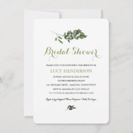 Convites Pomar de Oliva de Aquarela | CHÁ DE PANELA