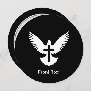 Convites Pomba com cruz