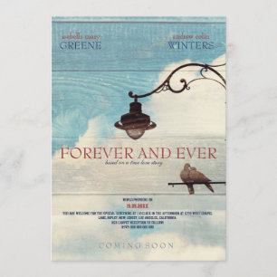 Convites Pombas da tartaruga - PARA SEMPRE