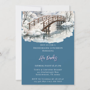 Convites Ponte de Pond Stream Wooden