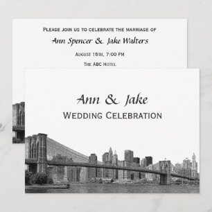 Convites Ponte do Skyline Bklyn NYC Foi Criada #2SQH