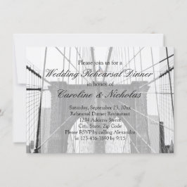 Convites Ponte New York Wedding NYC Brooklyn