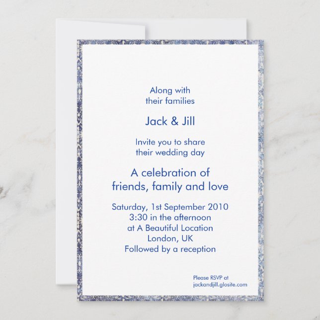 Convites Ponto cruz 13x18 cm (Frente)