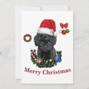 Convites Poodle Natal