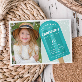 Convites Pop ativado | Popsicle Summer Aniversário de crian