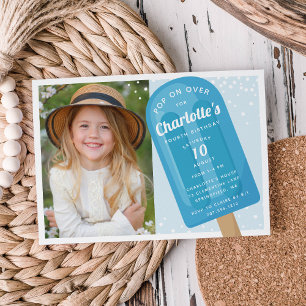 Convites Pop ativado   Popsicle Summer Aniversário de crian