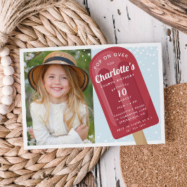 Convites Pop ativado | Popsicle Summer Aniversário de crian