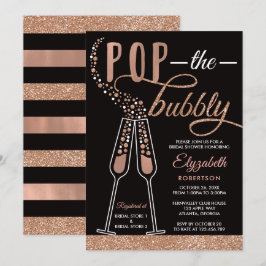 Convites Pop, O Chá de panela Da Bubble Convide, Faux Doura