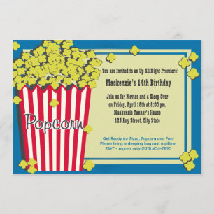 Convites Popcorn Premiere