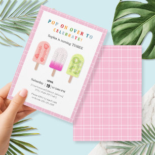 Convites Popsicle Party