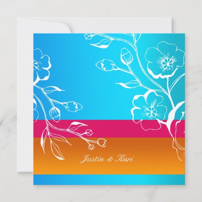 Convites por do sol 311-Lush tropical (Frente)