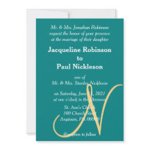 Pôr do Sol Coração Verde Turquesa Dourado Monogram