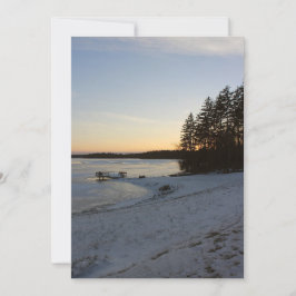 Convites Por do sol do inverno