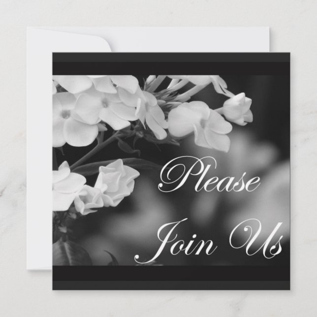 Convites Por favor, junte-se a nós (Frente)