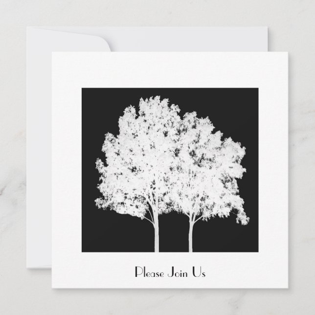 Convites Por favor, junte-se a nós (Frente)