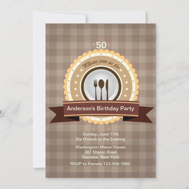 Convites Por Favor, Junte-Se A Nós Para...Convite (Frente)