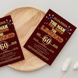 Convites Por Qualquer Idade, O Homem, O Mito, A Lenda