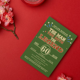 Convites Por Qualquer Idade, O Homem, O Mito, A Lenda