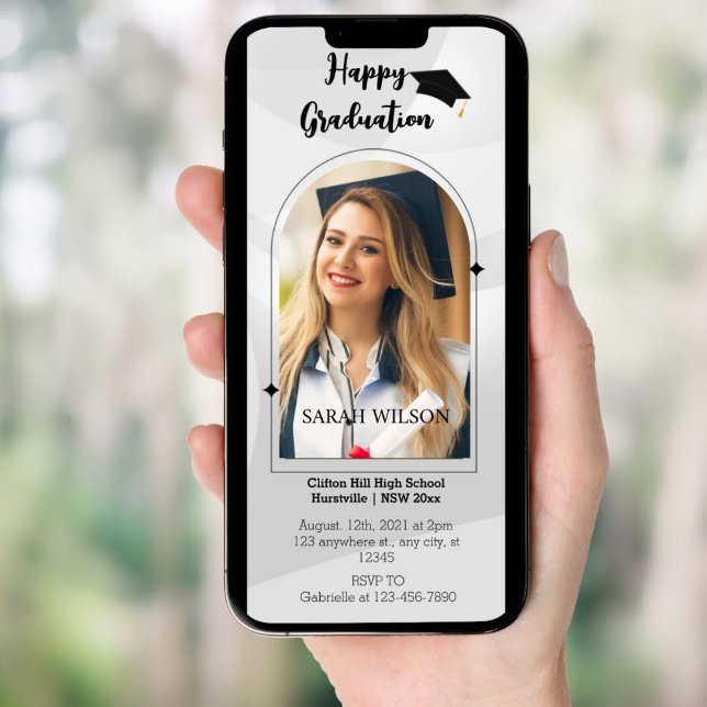 Convites por telefone para Festa de formatura de f (Criador carregado)