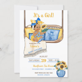 Convites Porca de girassol Abelhas de girassol amarelas ama