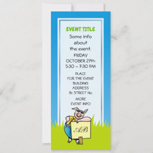 Convites Porco com Sinal