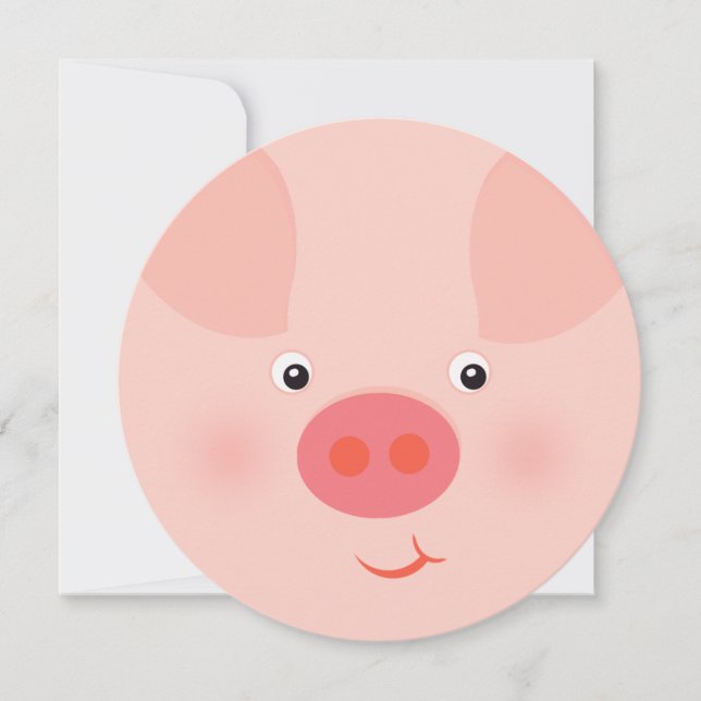 Convites Porco da Fazenda (Frente)