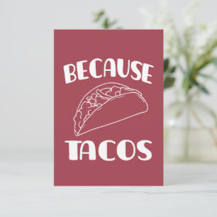 Convites Porque os Tacos