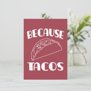 Convites Porque Tacos