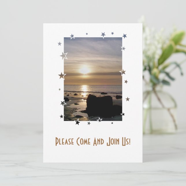 CONVITES PÔRS DO SOL (Em pé/Frente)