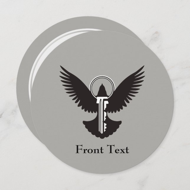 Convites Porta com Chave (Frente/Verso)