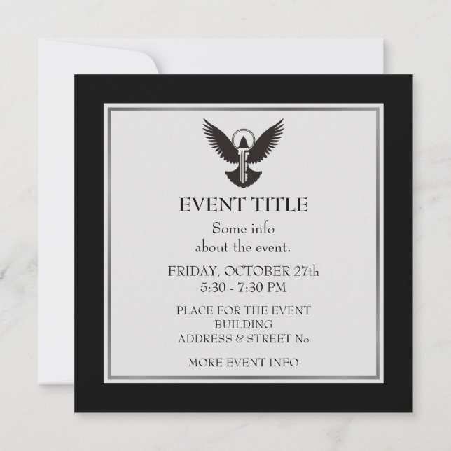 Convites Porta com Chave (Verso)