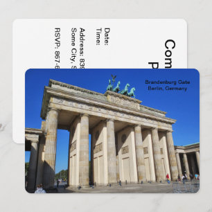Convites Porta de Brandenburgo, Berlim, Alemanha