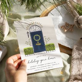 Convites Porta de Natal do marinho | Holiday Open House