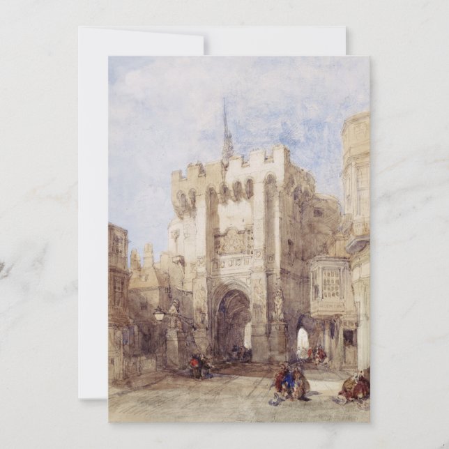 Convites Portaria Bargate na cidade de Southampton (Frente)