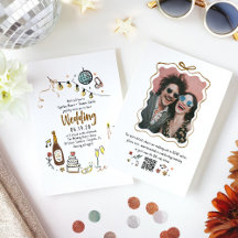 Portas Desenhadas Mão Foto Funky Casamento e Detal