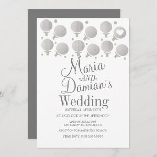 Convites Portas Esportivas e Camisetas de Casamento de Golf