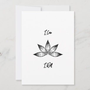Convites Posso Inspirar Um Lotus De Determinação