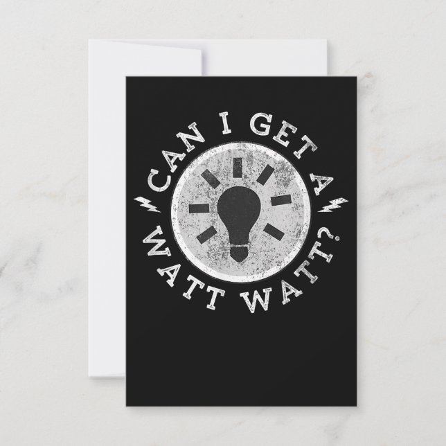 Convites Posso pegar um Engenheiro elétrico de amantes engr (Frente)